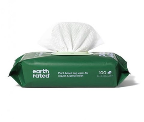 Earth Rated Chusteczki kompostowalne lawendowe 100szt Earth Rated Chusteczki kompostowalne lawendowe 100szt