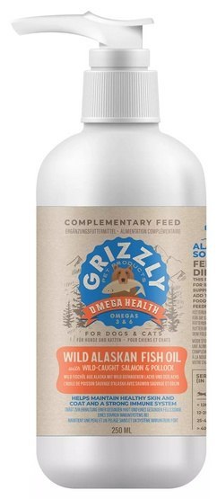 Grizzly Omega Health - olej z dzikiego łososia 250ml Grizzly Omega Health - olej z dzikiego łososia 250ml