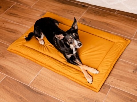 MIMIKO Pets Mata Velvet 100x70cm musztarda MIMIKO Pets Mata Velvet 100x70cm musztarda