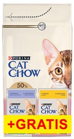 Purina Cat Chow Kitten z Kurczakiem 1,5kg + saszetki 2x85g gratis Purina Cat Chow Kitten z Kurczakiem 1,5kg + saszetki 2x85g gratis