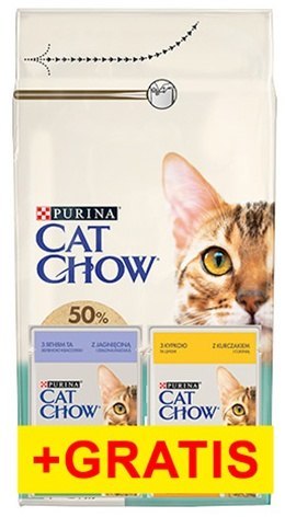 Purina Cat Chow Special Care Hairball Control 1,5kg + saszetki 2x85g gratis Purina Cat Chow Special Care Hairball Control 1,5kg + saszetki 2x85g gratis
