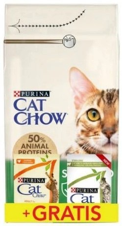Purina Cat Chow Special Care Sterilised 1,5kg + saszetki 2x85g gratis Purina Cat Chow Special Care Sterilised 1,5kg + saszetki 2x85g gratis