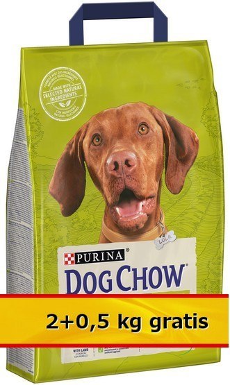 Purina Dog Chow Adult Jagnięcina 2,5kg (2+0,5kg) Purina Dog Chow Adult Jagnięcina 2,5kg (2+0,5kg)