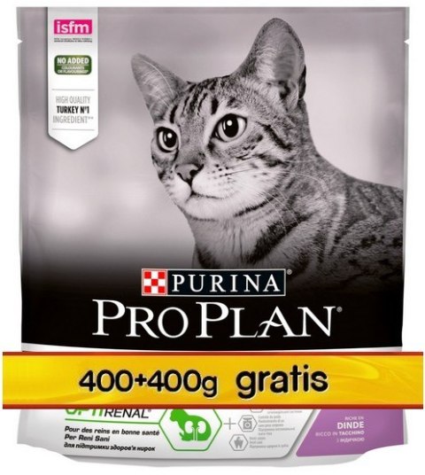 Purina Pro Plan Cat Sterilised Renal Adult Indyk 800g (400+400g gratis) Purina Pro Plan Cat Sterilised Renal Adult Indyk 800g (400+400g gratis)