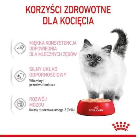 Royal Canin Kitten pasztet (loaf) karma mokra dla kociąt do 12 miesiąca życia saszetka 85g Royal Canin Kitten pasztet (loaf) karma mokra dla kociąt do 12 miesiąca życia saszetka 85g