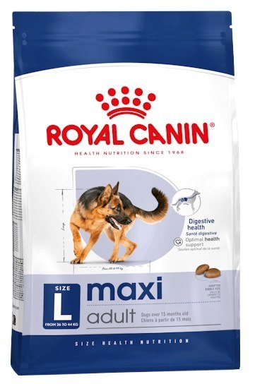 Royal Canin Maxi Adult karma sucha dla psów dorosłych, do 5 roku życia, ras dużych 4kg Royal Canin Maxi Adult karma sucha dla psów dorosłych, do 5 roku życia, ras dużych 4kg