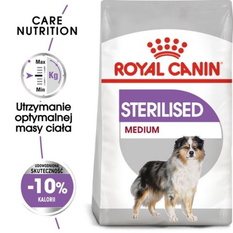 Royal Canin Medium Sterilised karma sucha dla psów dorosłych, ras średnich, sterylizowanych 3kg Royal Canin Medium Sterilised karma sucha dla psów dorosłych, ras średnich, sterylizowanych 3kg