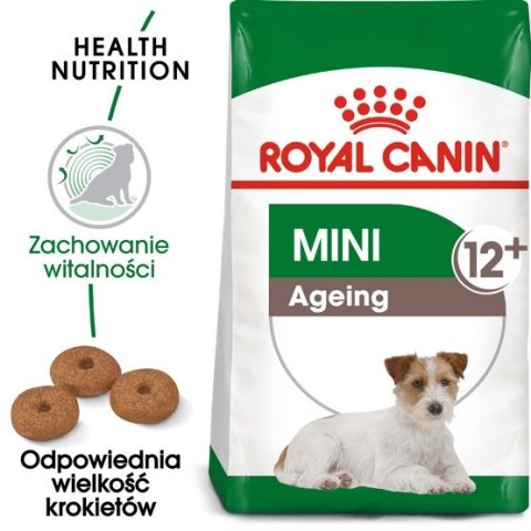 Royal Canin Mini Ageing 12+ karma sucha dla psów dojrzałych po 12 roku życia, ras małych 3,5kg Royal Canin Mini Ageing 12+ karma sucha dla psów dojrzałych po 12 roku życia, ras małych 3,5kg