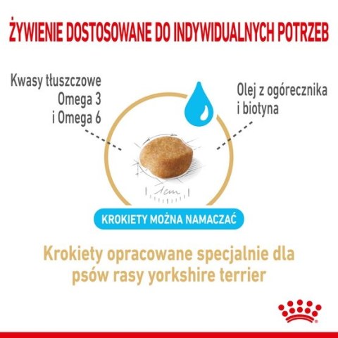 Royal Canin Yorkshire Terrier Adult 8+ karma sucha dla psów starszych rasy yorkshire terrier 3kg Royal Canin Yorkshire Terrier Adult 8+ karma sucha dla psów starszych rasy yorkshire terrier 3kg
