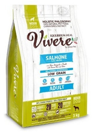 Vivere Dog Medium Adult Salmon 3kg Vivere Dog Medium Adult Salmon 3kg
