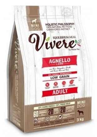 Vivere Dog Mini Adult Lamb 3kg Vivere Dog Mini Adult Lamb 3kg