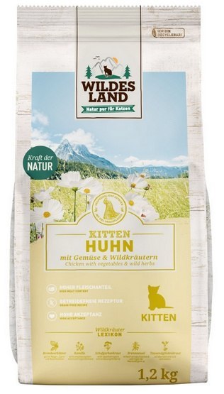 Wildes Land Cat Classic Kitten Huhn 1,2kg Wildes Land Cat Classic Kitten Huhn 1,2kg