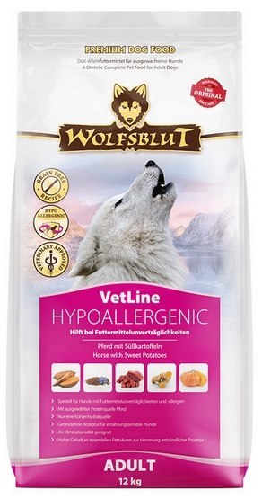 Wolfsblut Dog VetLine Hypoallergenic - konina i bataty 12kg Wolfsblut Dog VetLine Hypoallergenic - konina i bataty 12kg