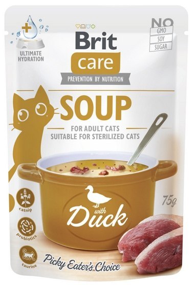 Brit Care Cat Soup Duck saszetka 75g Brit Care Cat Soup Duck saszetka 75g