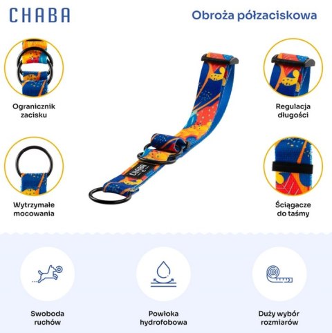 CHABA Obroża półzaciskowa Story III M Aussie CHABA Obroża półzaciskowa Story III M Aussie