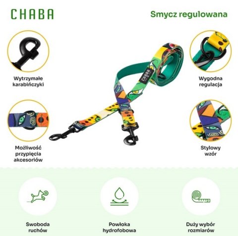 CHABA Smycz regulowana Story III M 20mm/260cm Jumbo CHABA Smycz regulowana Story III M 20mm/260cm Jumbo