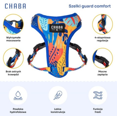 CHABA Szelki Guard Comfort Story III bezuciskowe M 1,6cm Aussie CHABA Szelki Guard Comfort Story III bezuciskowe M 1,6cm Aussie