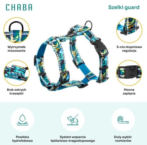 CHABA Szelki Guard Story III L 2,5cm Carnival CHABA Szelki Guard Story III L 2,5cm Carnival
