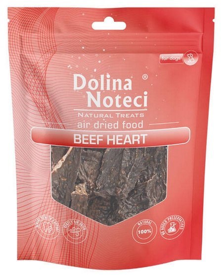 Dolina Noteci Natural Treats Dog Serca wołowe 100g Dolina Noteci Natural Treats Dog Serca wołowe 100g