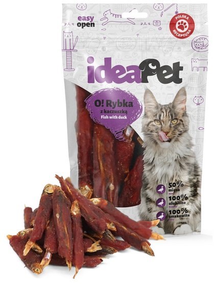 IdeaPet O! Kot Ryba z kaczką 60g IdeaPet O! Kot Ryba z kaczką 60g