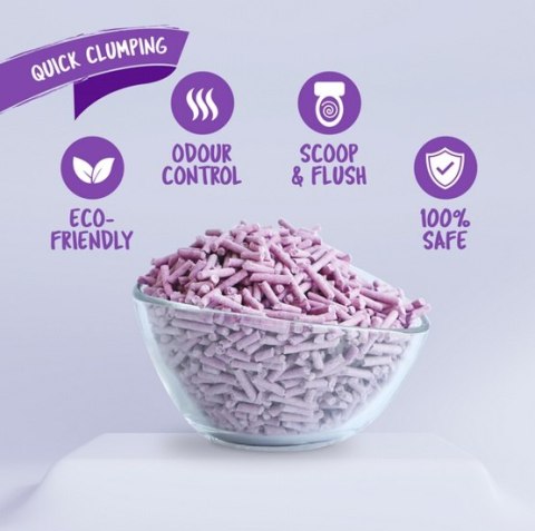 Kit Cat Żwirek ECO SoyaClump Lavender 7L / 2,5kg Kit Cat Żwirek ECO SoyaClump Lavender 7L / 2,5kg