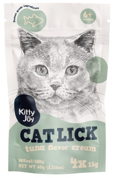 Kitty Joy Cat Lick Tuńczyk Cream 4x15g Kitty Joy Cat Lick Tuńczyk Cream 4x15g