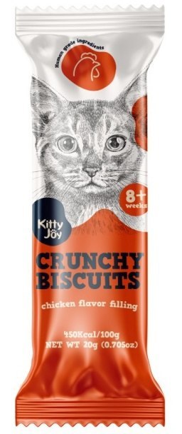 Kitty Joy Crunchy Biscuits Kurczak 20g Kitty Joy Crunchy Biscuits Kurczak 20g