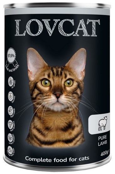 Lovcat Pure Lamb puszka 400g Lovcat Pure Lamb puszka 400g
