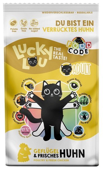 Lucky Lou Food Code Lifestage Adult Drób & Kurczak 1,7kg Lucky Lou Food Code Lifestage Adult Drób & Kurczak 1,7kg