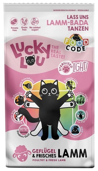 Lucky Lou Food Code Lifestage Light Drób & Jagnięcina 340g Lucky Lou Food Code Lifestage Light Drób & Jagnięcina 340g