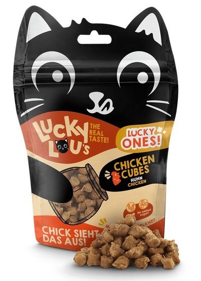 Lucky Lou Lucky Ones Cubes Kurczak 80g Lucky Lou Lucky Ones Cubes Kurczak 80g
