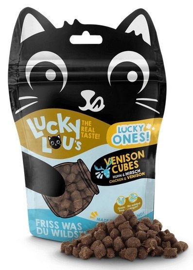 Lucky Lou Lucky Ones Cubes Kurczak & Jeleń 80g Lucky Lou Lucky Ones Cubes Kurczak & Jeleń 80g