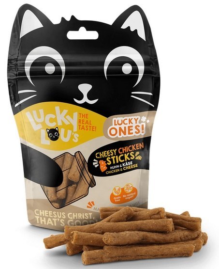 Lucky Lou Lucky Ones Sticks Ser & Kurczak 50g Lucky Lou Lucky Ones Sticks Ser & Kurczak 50g