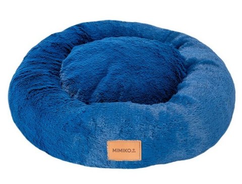 MIMIKO Pets Legowisko Shaggy okrągłe L 60cm chabrowe MIMIKO Pets Legowisko Shaggy okrągłe L 60cm chabrowe