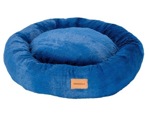 MIMIKO Pets Legowisko Shaggy okrągłe XL 75cm chabrowe MIMIKO Pets Legowisko Shaggy okrągłe XL 75cm chabrowe