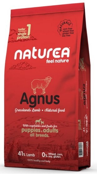 Naturea Dog Naturals Agnus Puppy & Adult Jagnięcina 12kg Naturea Dog Naturals Agnus Puppy & Adult Jagnięcina 12kg