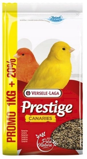 Versele-Laga Prestige Canaries kanarek 1,2kg (1+0,2kg gratis) Versele-Laga Prestige Canaries kanarek 1,2kg (1+0,2kg gratis)