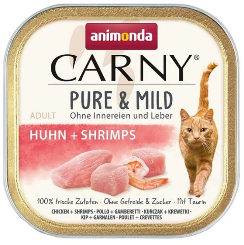 Animonda Carny Pure & Mild Kurczak + Krewetka tacka 100g Animonda Carny Pure & Mild Kurczak + Krewetka tacka 100g
