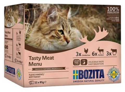 Bozita Cat Multibox z mięsem w galaretce saszetki 12x85g Bozita Cat Multibox z mięsem w galaretce saszetki 12x85g