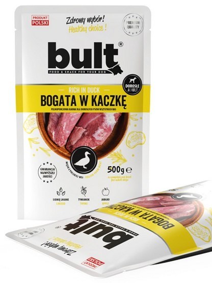 Bult Mielonka bogata w kaczkę saszetka 500g Bult Mielonka bogata w kaczkę saszetka 500g