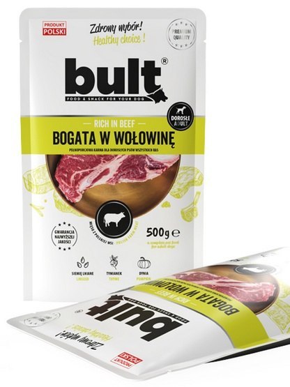 Bult Mielonka bogata w wołowinę saszetka 500g Bult Mielonka bogata w wołowinę saszetka 500g