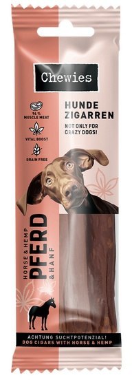 Chewies Hundezigarren Pferd & Hanf - konina & konopie 75g Chewies Hundezigarren Pferd & Hanf - konina & konopie 75g
