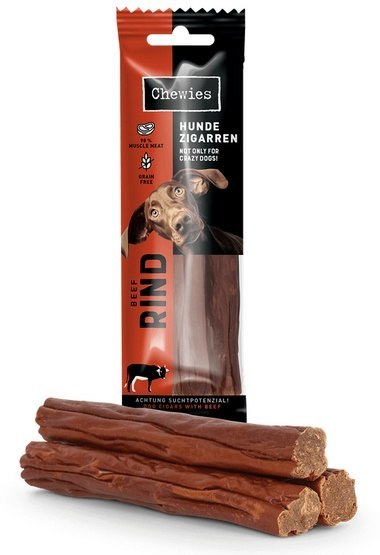 Chewies Hundezigarren Rind - wołowina 75g Chewies Hundezigarren Rind - wołowina 75g