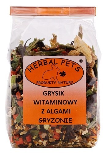 Herbal Pets Grysik witaminowy z algami dla gryzoni 150g Herbal Pets Grysik witaminowy z algami dla gryzoni 150g
