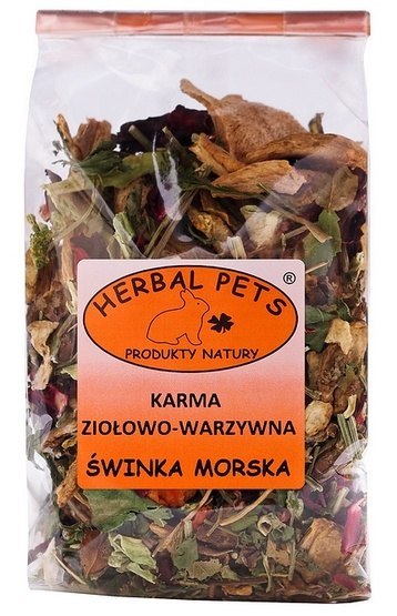 Herbal Pets Karma ziołowo-warzywna dla świnki morskiej 150g Herbal Pets Karma ziołowo-warzywna dla świnki morskiej 150g