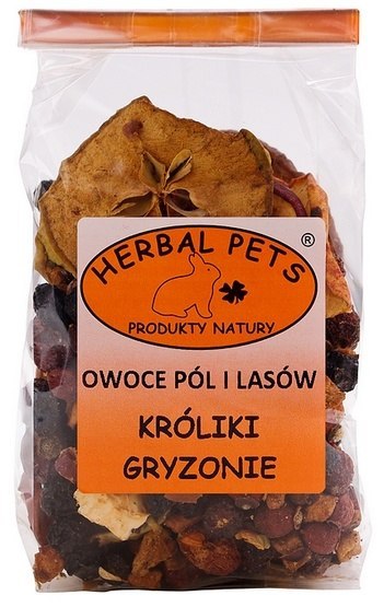 Herbal Pets Owoce pól i lasów dla królika i gryzoni 100g Herbal Pets Owoce pól i lasów dla królika i gryzoni 100g
