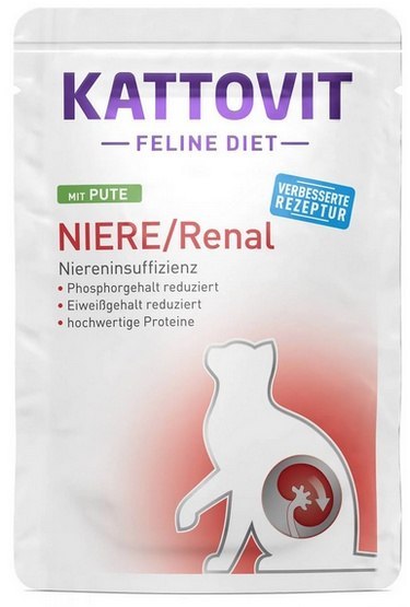 Kattovit Feline Diet Niere/Renal indyk saszetka 85g Kattovit Feline Diet Niere/Renal indyk saszetka 85g