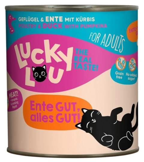 Lucky Lou Lifestage Adult Drób i kaczka puszka 800g Lucky Lou Lifestage Adult Drób i kaczka puszka 800g