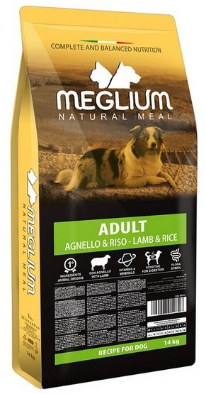 Meglium Dog Adult Lamb & Rice 14kg Meglium Dog Adult Lamb & Rice 14kg