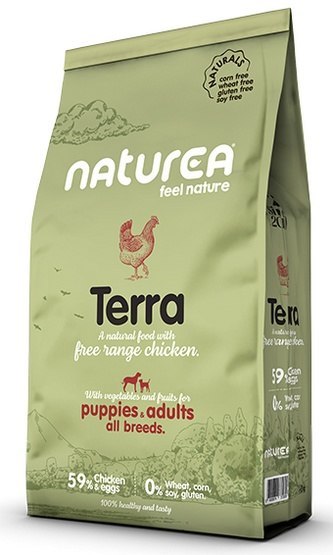 Naturea Dog Naturals Terra Puppy & Adult Kurczak 2kg Naturea Dog Naturals Terra Puppy & Adult Kurczak 2kg